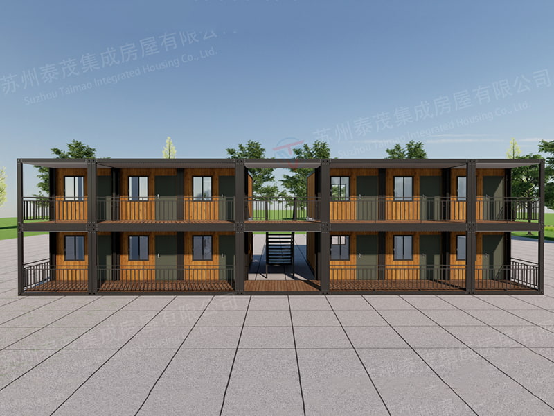Filippinsk hotel-stil hurtigsamlet containerrum