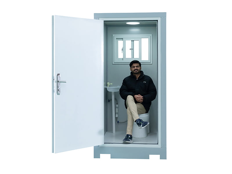 En-person udendørs bærbart toilet