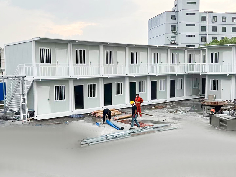 Myanmar Byggeplads Midlertidig sovesal Hurtigsamlet containerrum