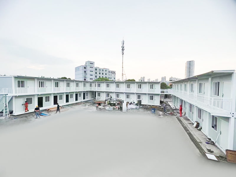 Myanmar Byggeplads Midlertidig sovesal Hurtigsamlet containerrum