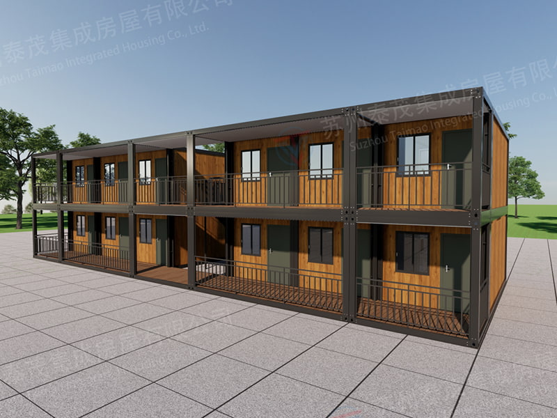 Filippinsk hotel-stil hurtigsamlet containerrum