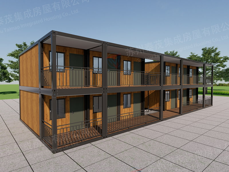 Filippinsk hotel-stil hurtigsamlet containerrum