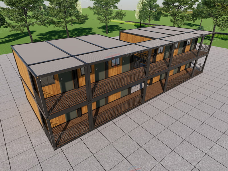 Filippinsk hotel-stil hurtigsamlet containerrum