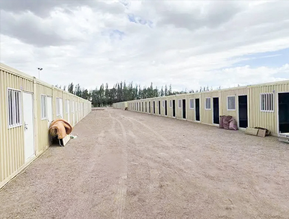 Sammenfoldelig containerhus
